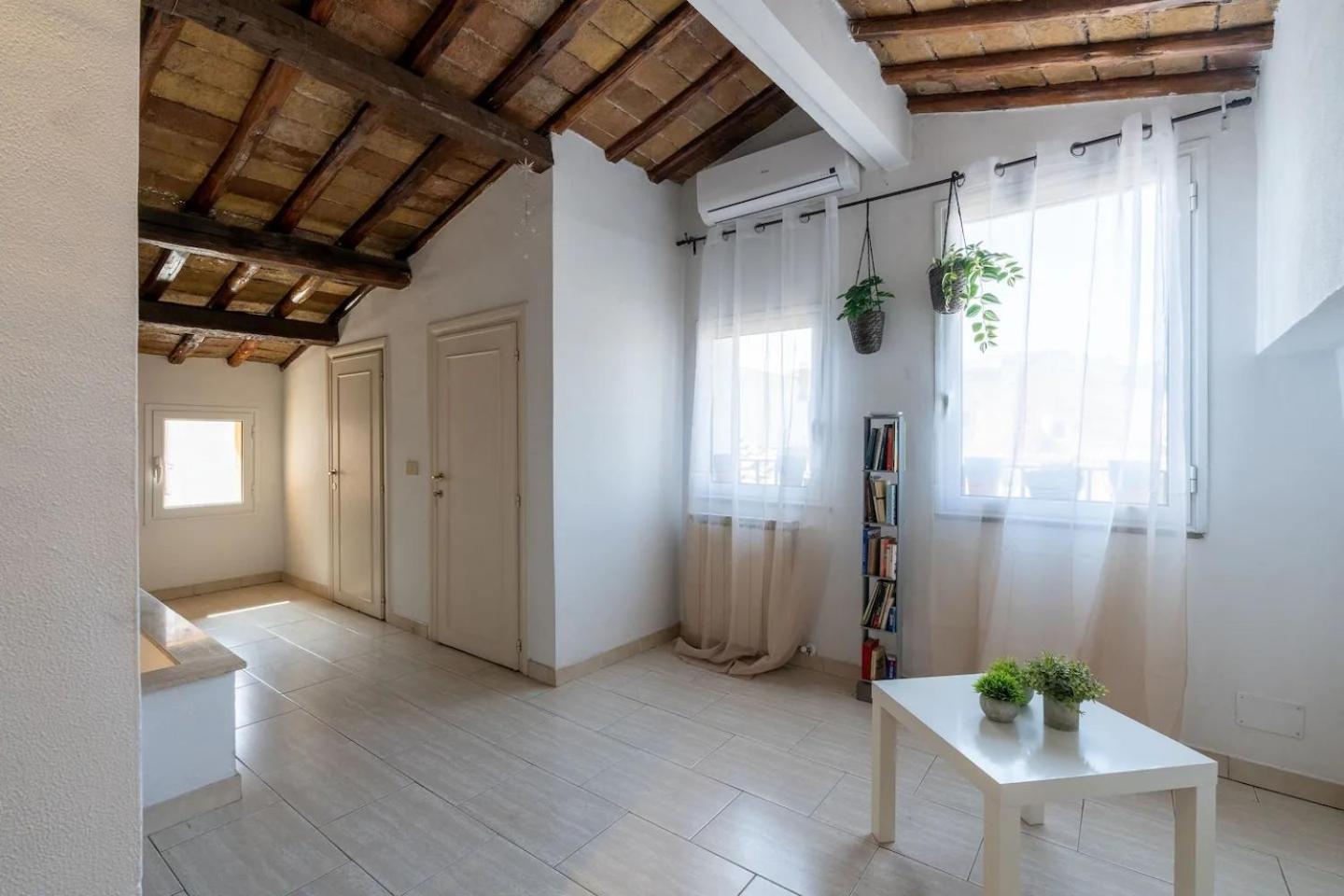 15 Min From Piazza Venezia Skyline Sanctuary In Trastevere Esterno foto