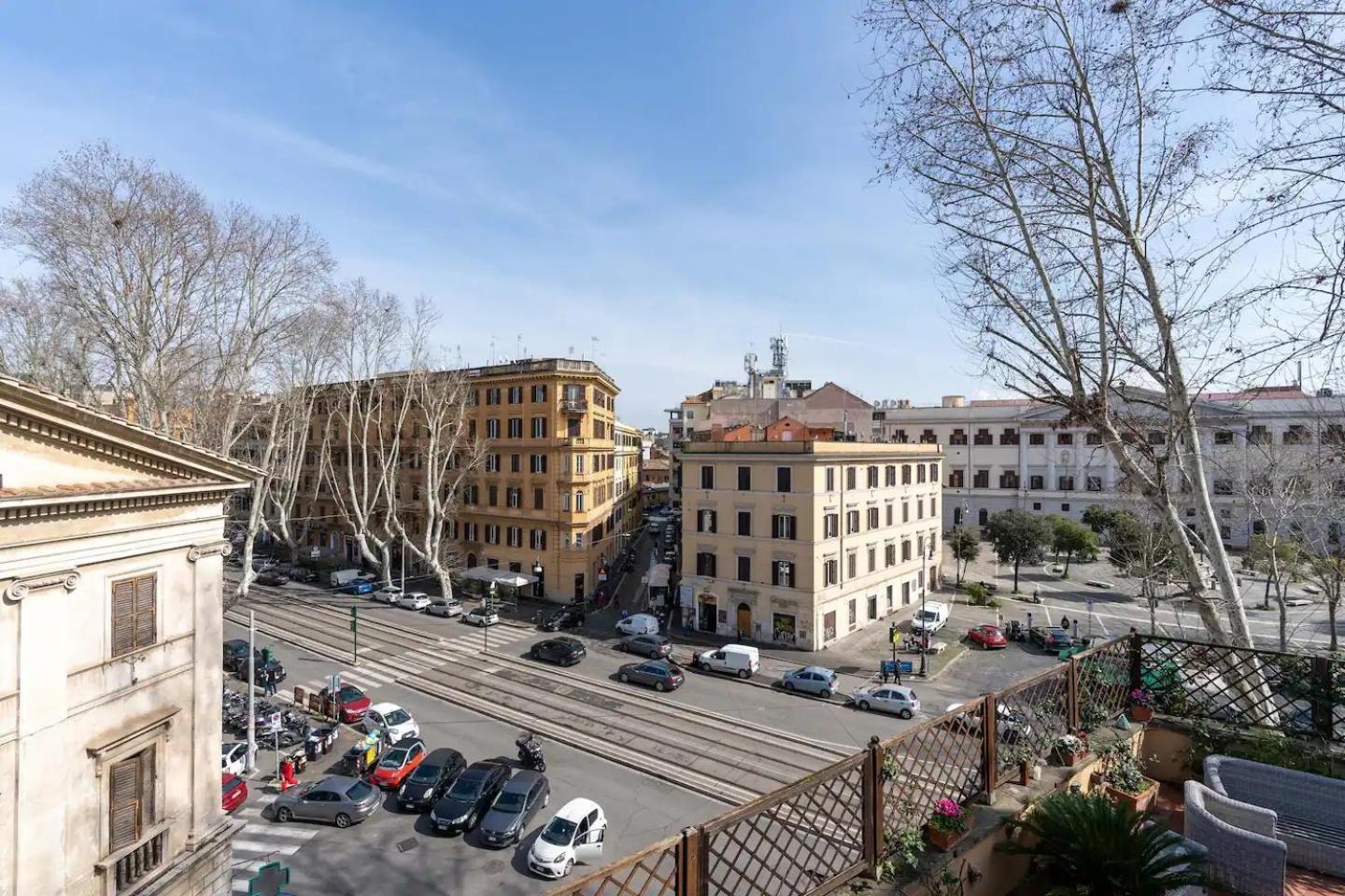 15 Min From Piazza Venezia Skyline Sanctuary In Trastevere Esterno foto