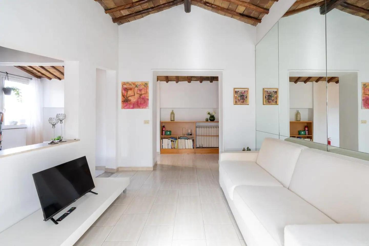 15 Min From Piazza Venezia Skyline Sanctuary In Trastevere Esterno foto