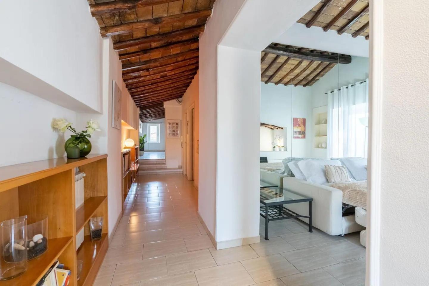 15 Min From Piazza Venezia Skyline Sanctuary In Trastevere Esterno foto